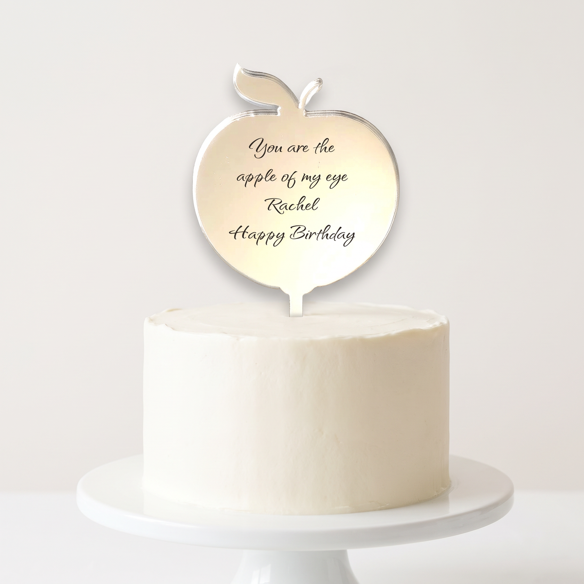 Apple-Shaped Cake Toppers for School Themed Parties and Decor