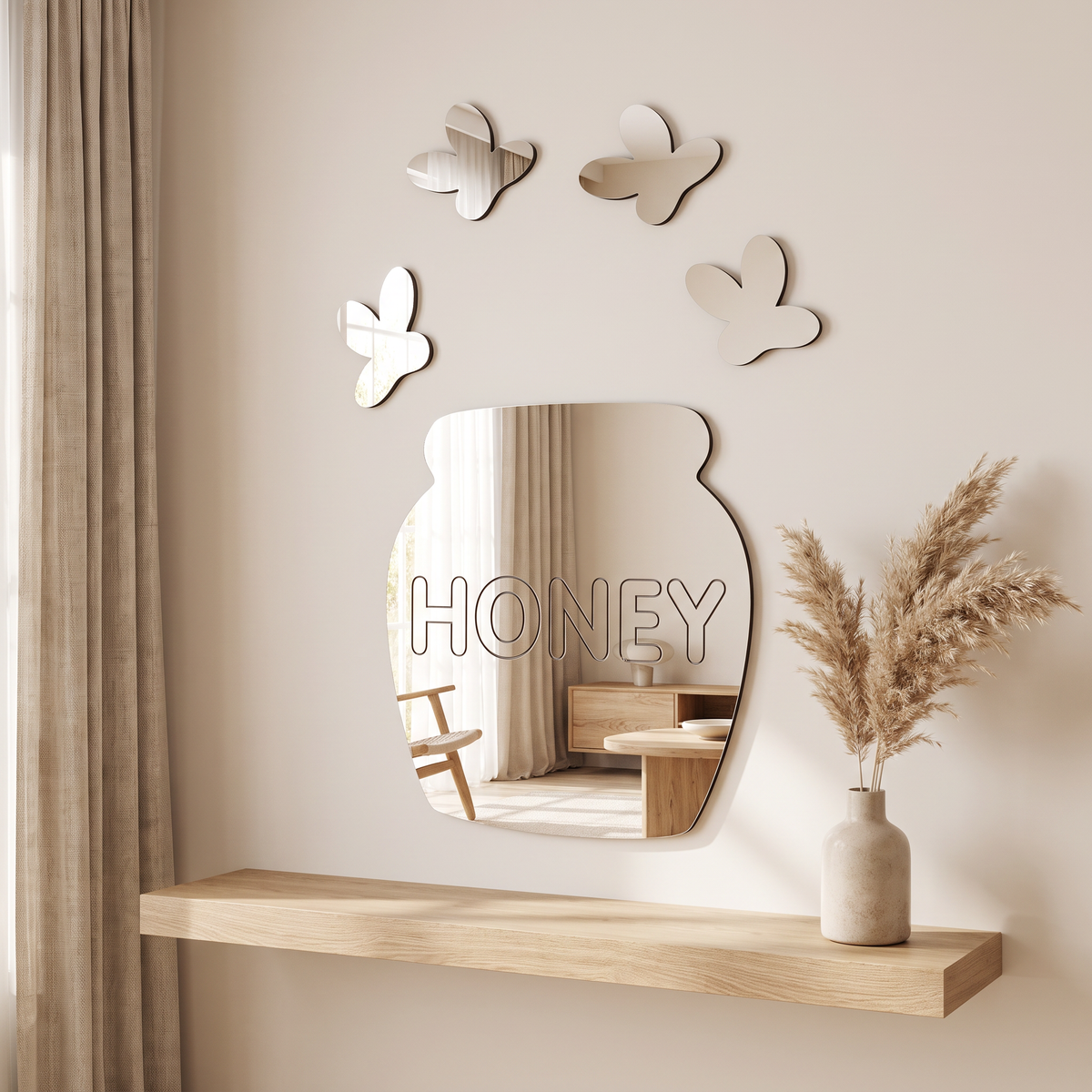 Honey Pot & Bees Mirror