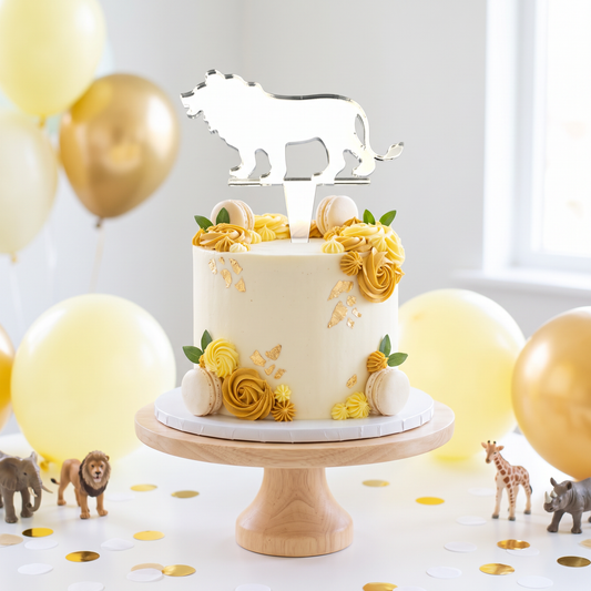 Lion Cake Topper for Birthday Cakes and Party Decorations