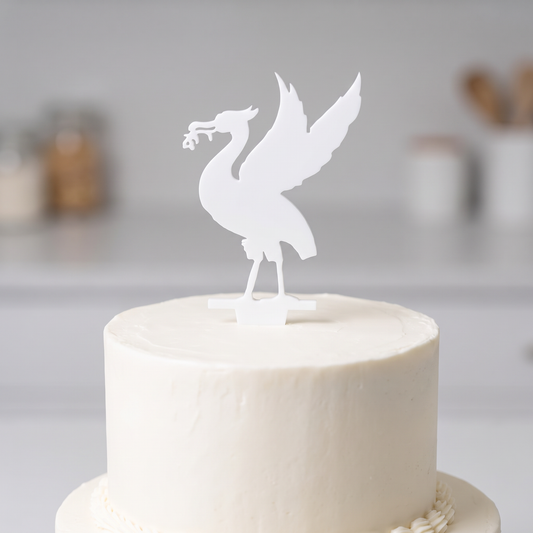 Liver Bird Cake Topper for Football Fans