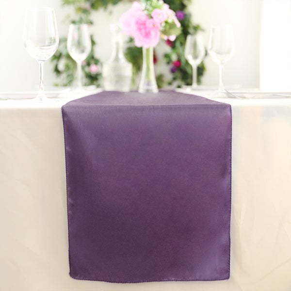 Amerthist Satin Smooth Table Runners