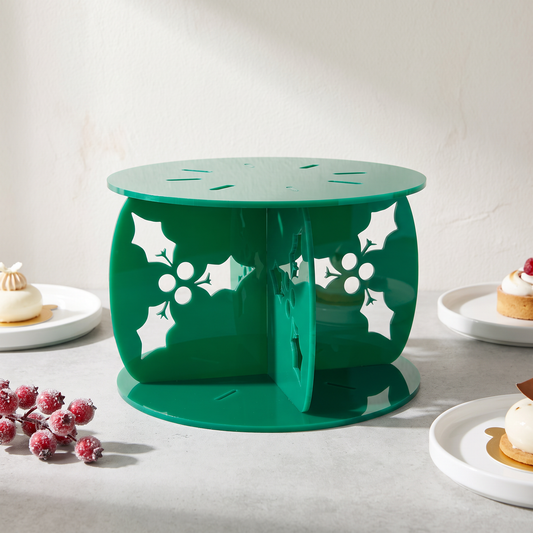 Holly Round Cake Stand Separator for Wedding and Party Cakes