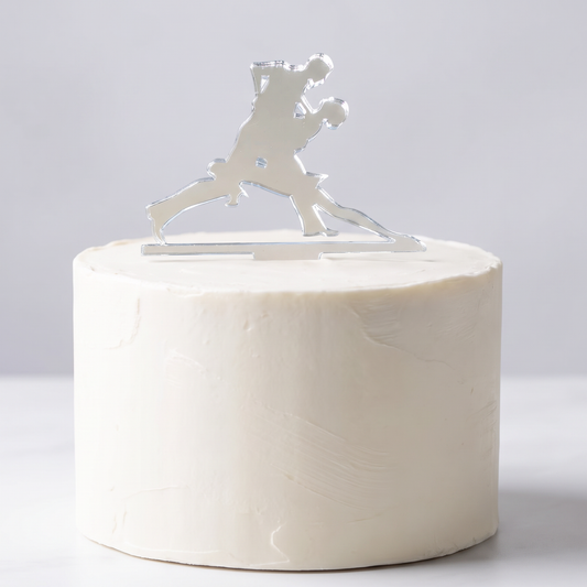 Latin Dancer Couple Cake Topper for Ballroom Dance Events