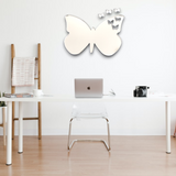 Butterflies out of Butterfly Shaped Acrylic Mirrors, Bespoke Sizes & Engraving Services