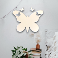 Butterflies out of Butterfly Long Wings Mirrors - Many Sizes & Engraving Services