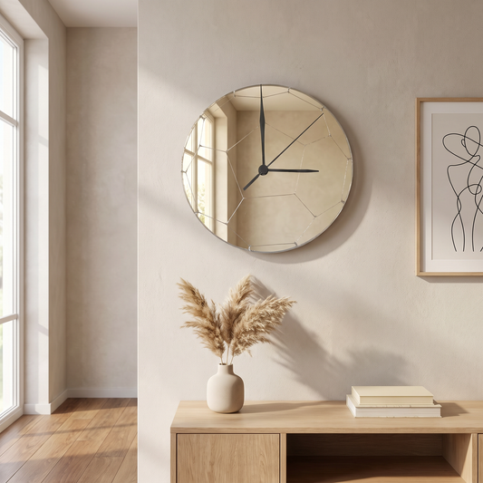 Football Shaped Wall Clock - Multiple Color Options