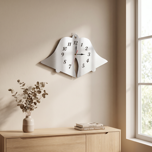 Bell Shaped Analog Wall Clock