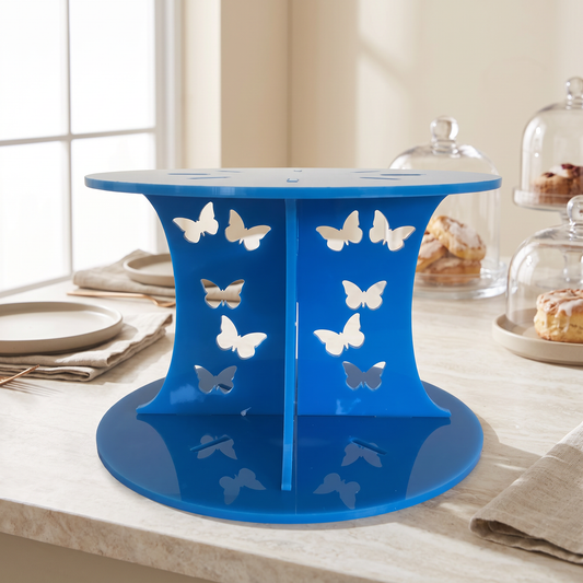 Butterfly Round Cake Separator Stand for Weddings and Parties
