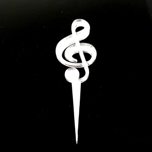 Treble Clef Cake Toppers