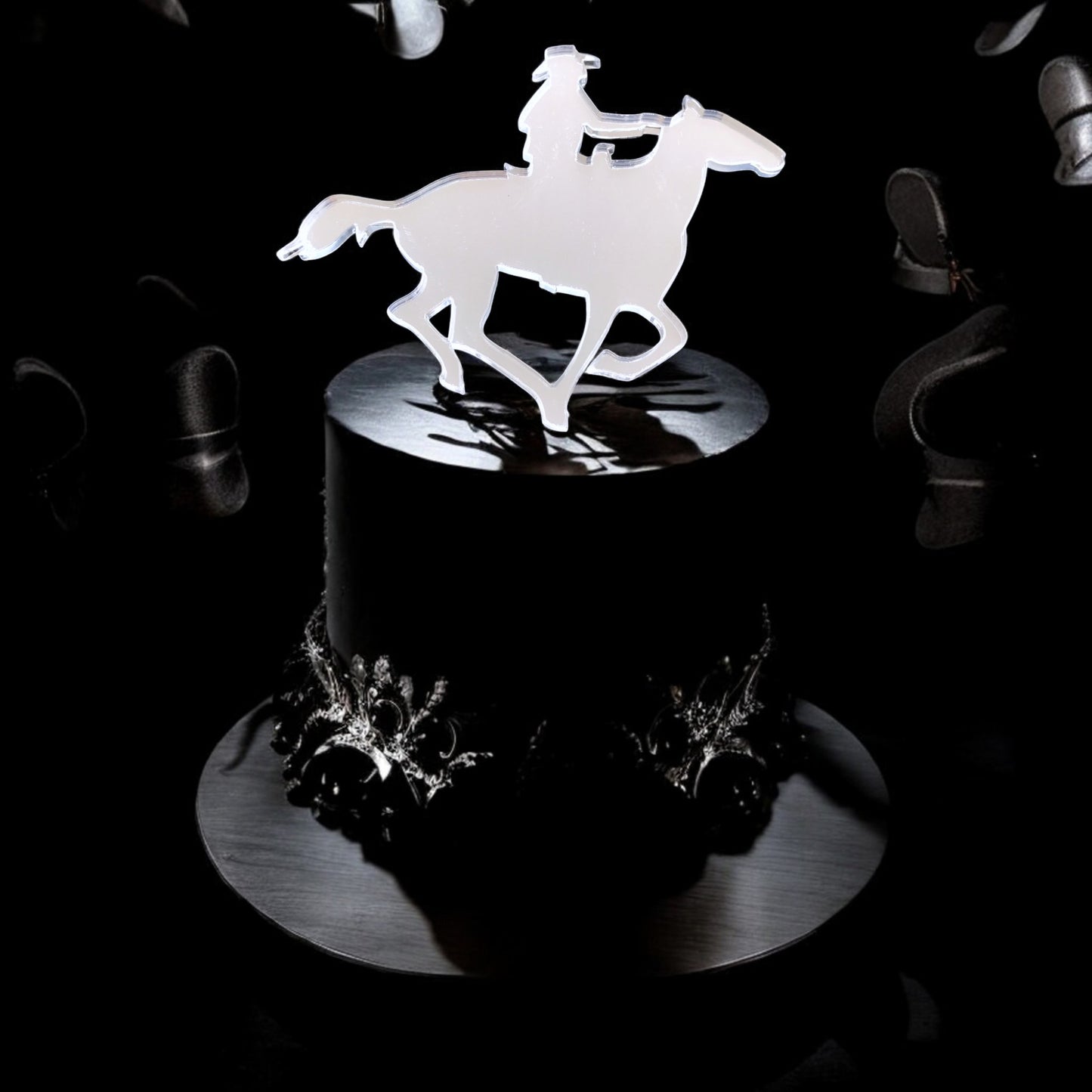 Cowboy Riding Cake Toppers