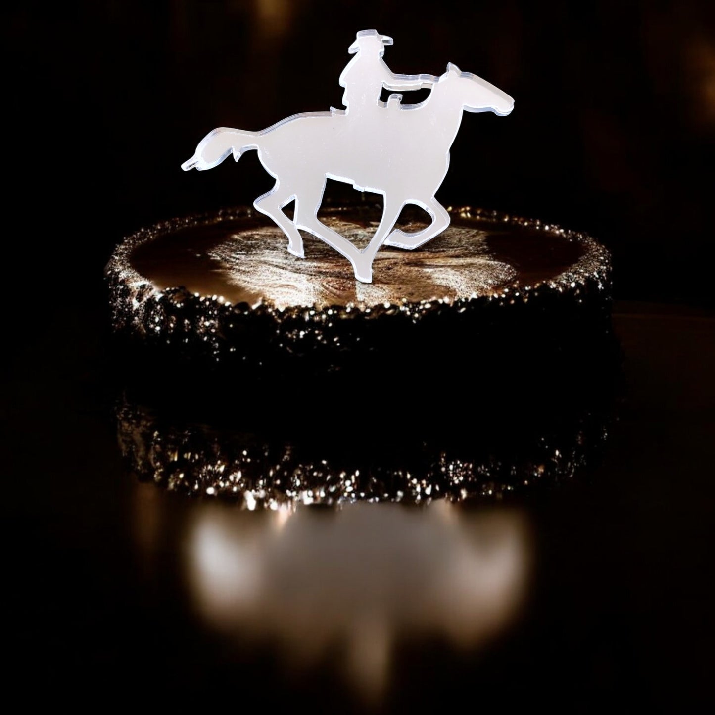 Cowboy Riding Cake Toppers