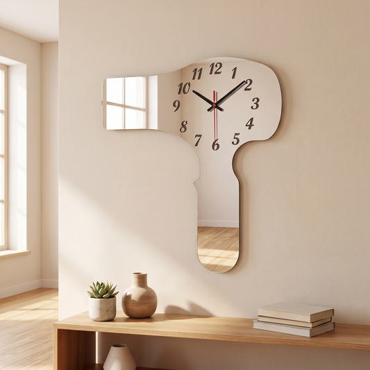 Horloges en forme de sèche-cheveux - Plusieurs choix de couleurs