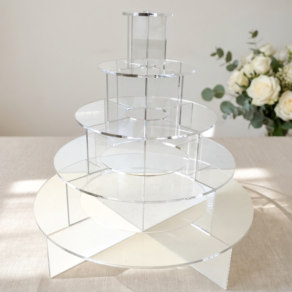 Custom Acrylic Canape Stand for High Tea Party Display