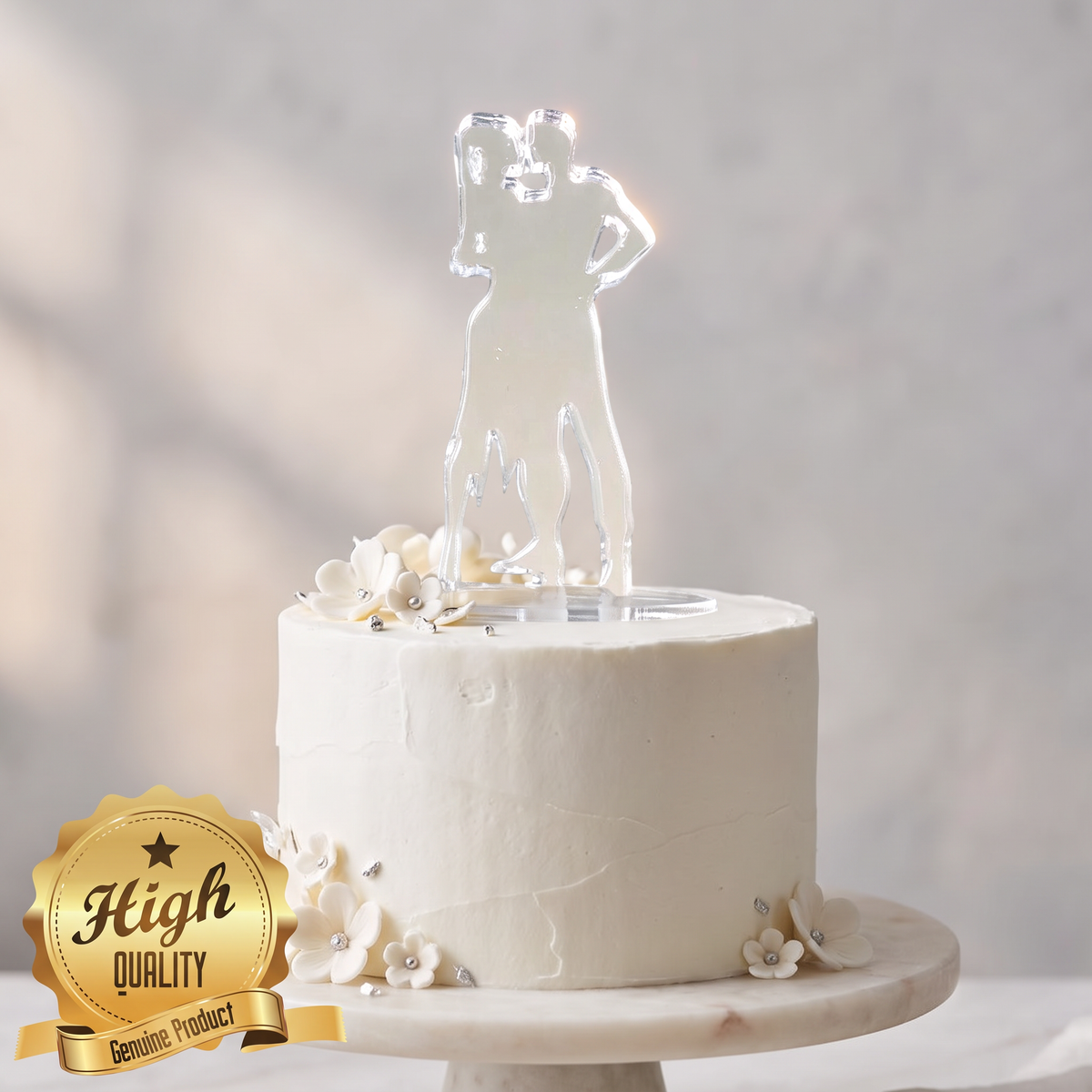 Custom Dancer Cake Topper Handmade Eco-Friendly UK
