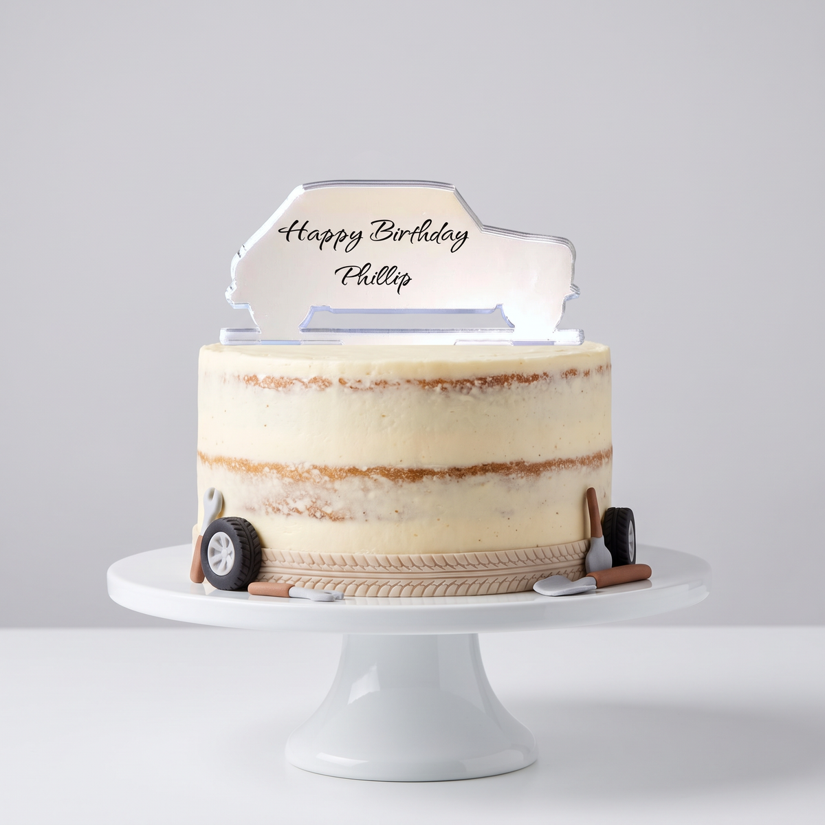 Bespoke Hatchback Car Cake Topper Custom Vehicle Cake Decoration