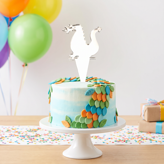 Dragon Cake Toppers for Birthday Cakes and Party Decorations