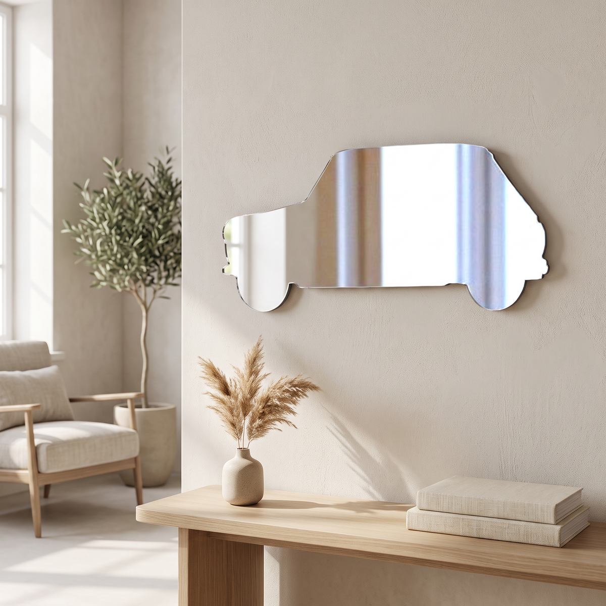 Mini Style Car Mirror