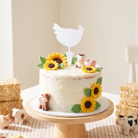 Décorations de gâteaux au poulet