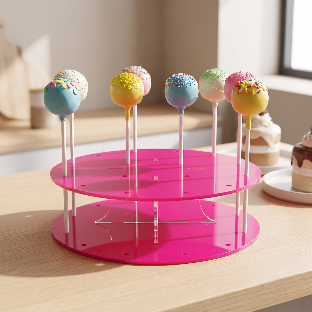 Présentoir à Cake Pops rond
