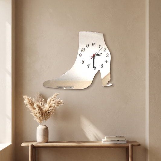 Boot Shaped Wall Clock - Customizable