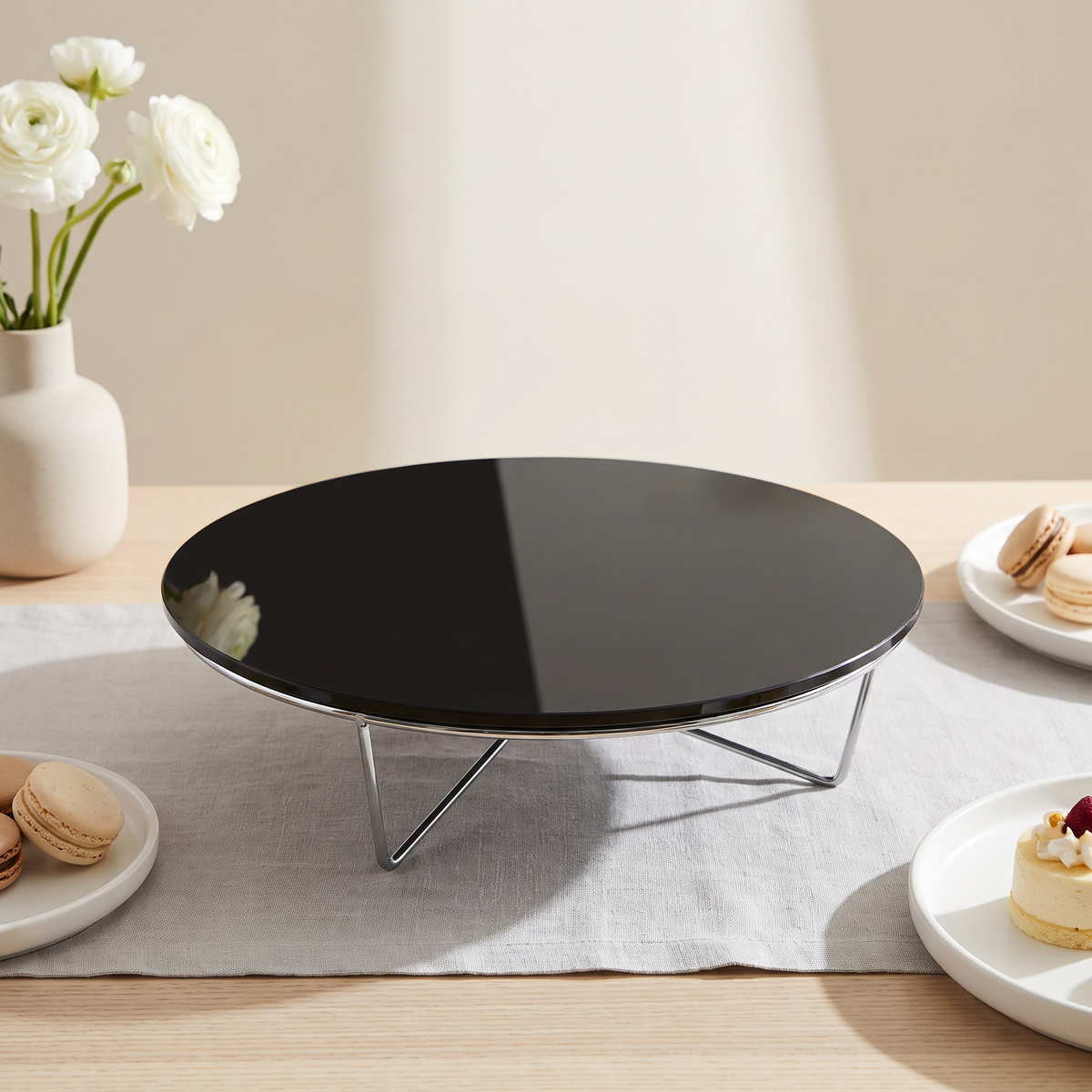 Cake Stand Round or Square Dessert Display Riser