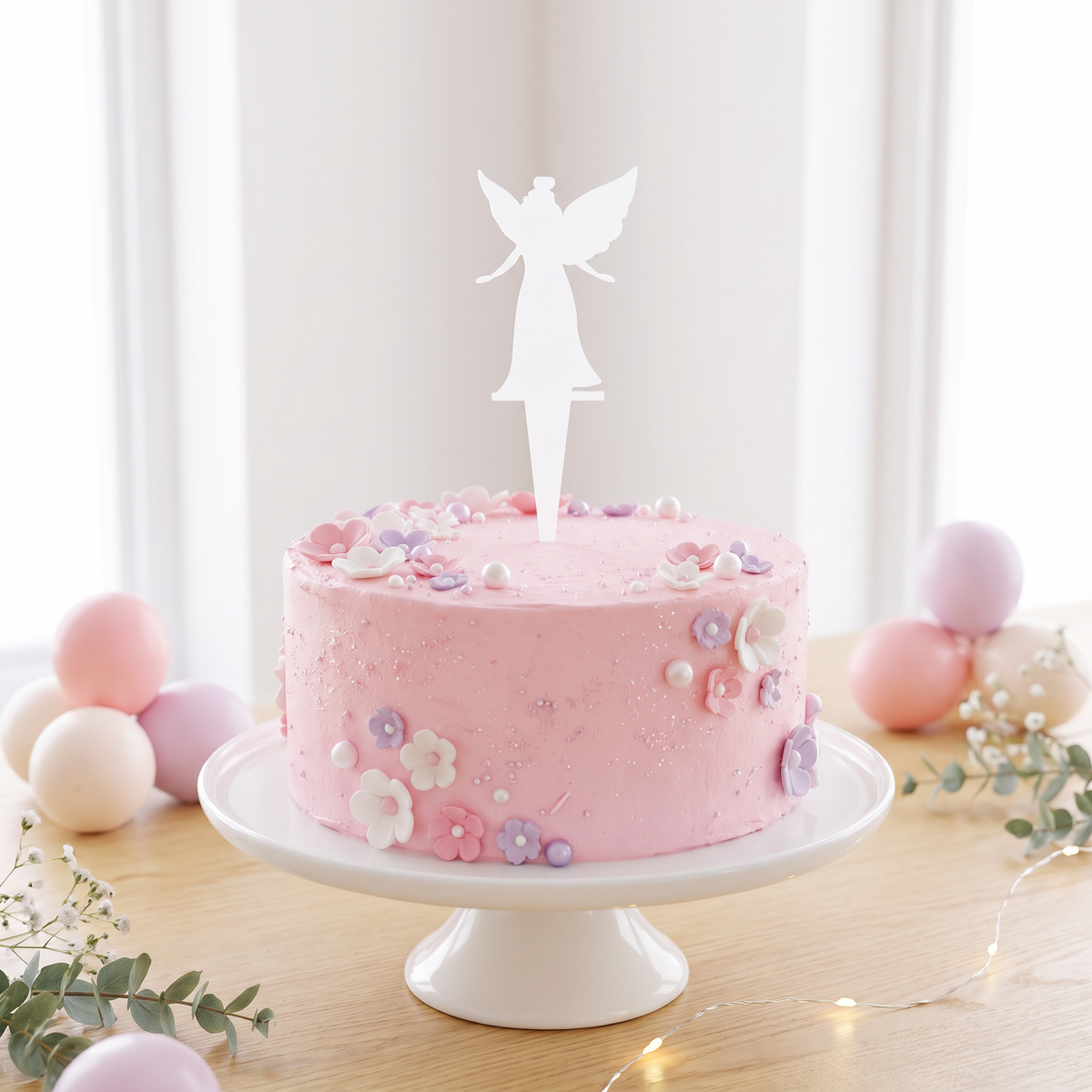 Fairy Themed Decorative Cake Toppers for Birthday Parties