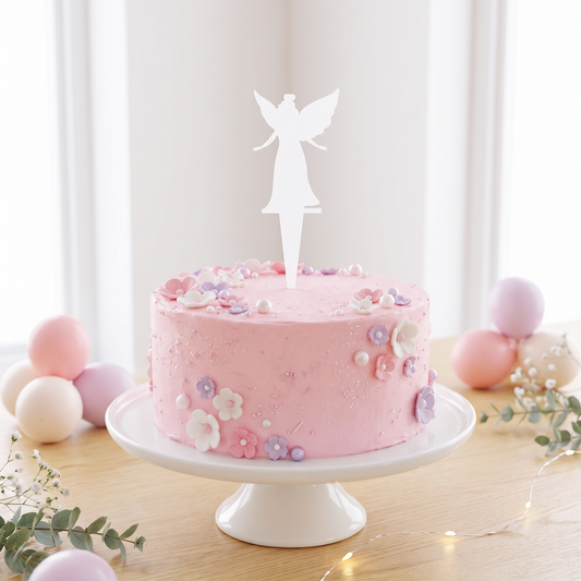 Fairy Themed Decorative Cake Toppers for Birthday Parties