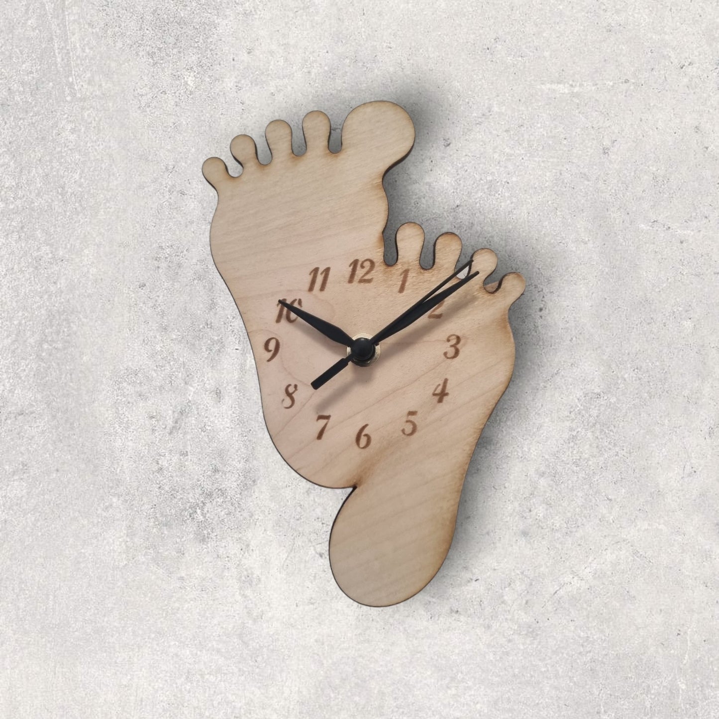 Feet Clock - Wooden