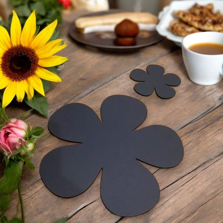 Daisy Placemats & Coasters - Matt Colours