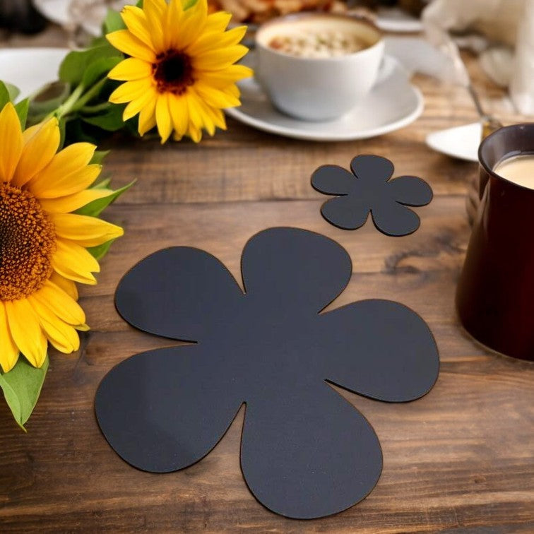 Daisy Placemats & Coasters - Matt Colours