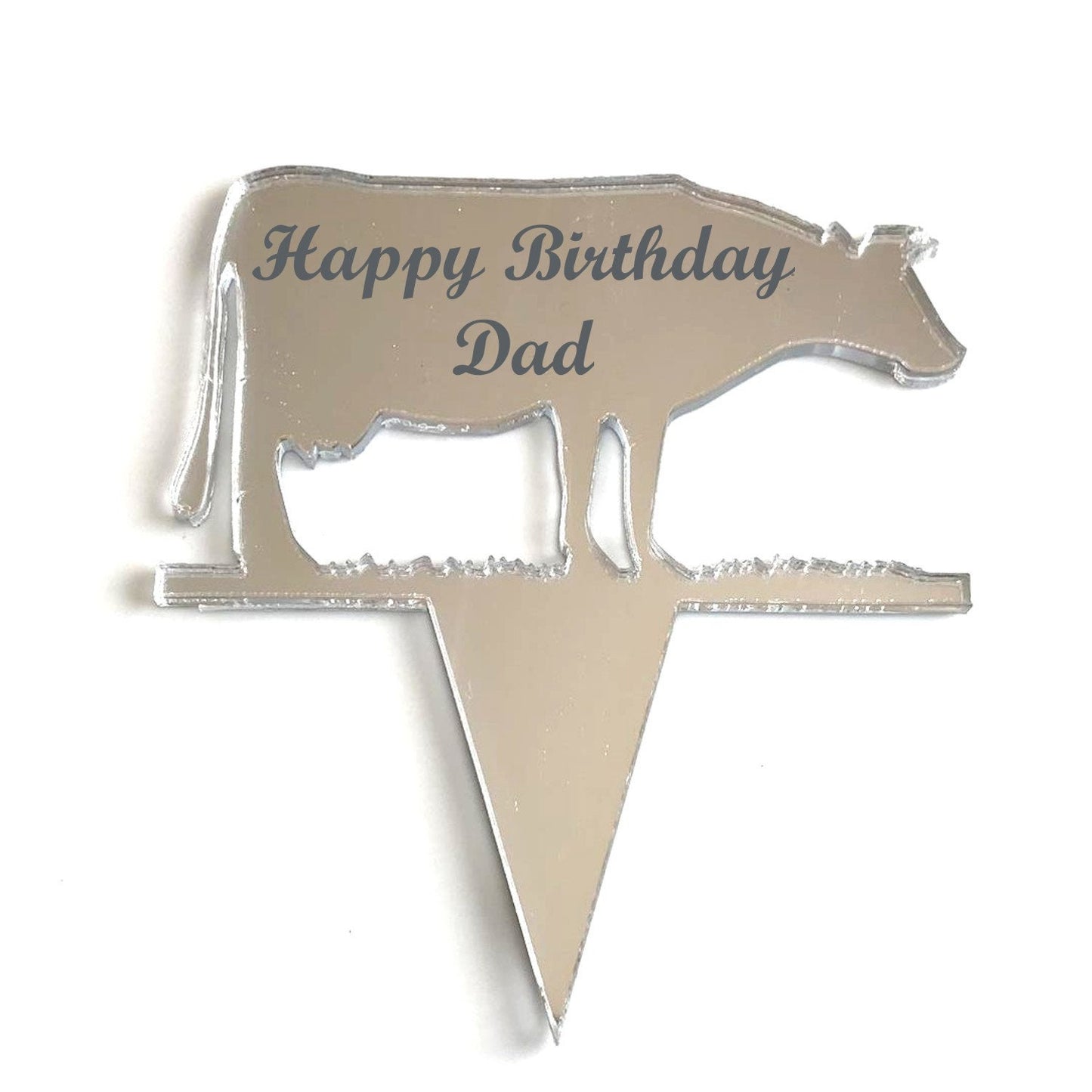 Cow Cake Toppers Farm Animal Cupcake Decorations
