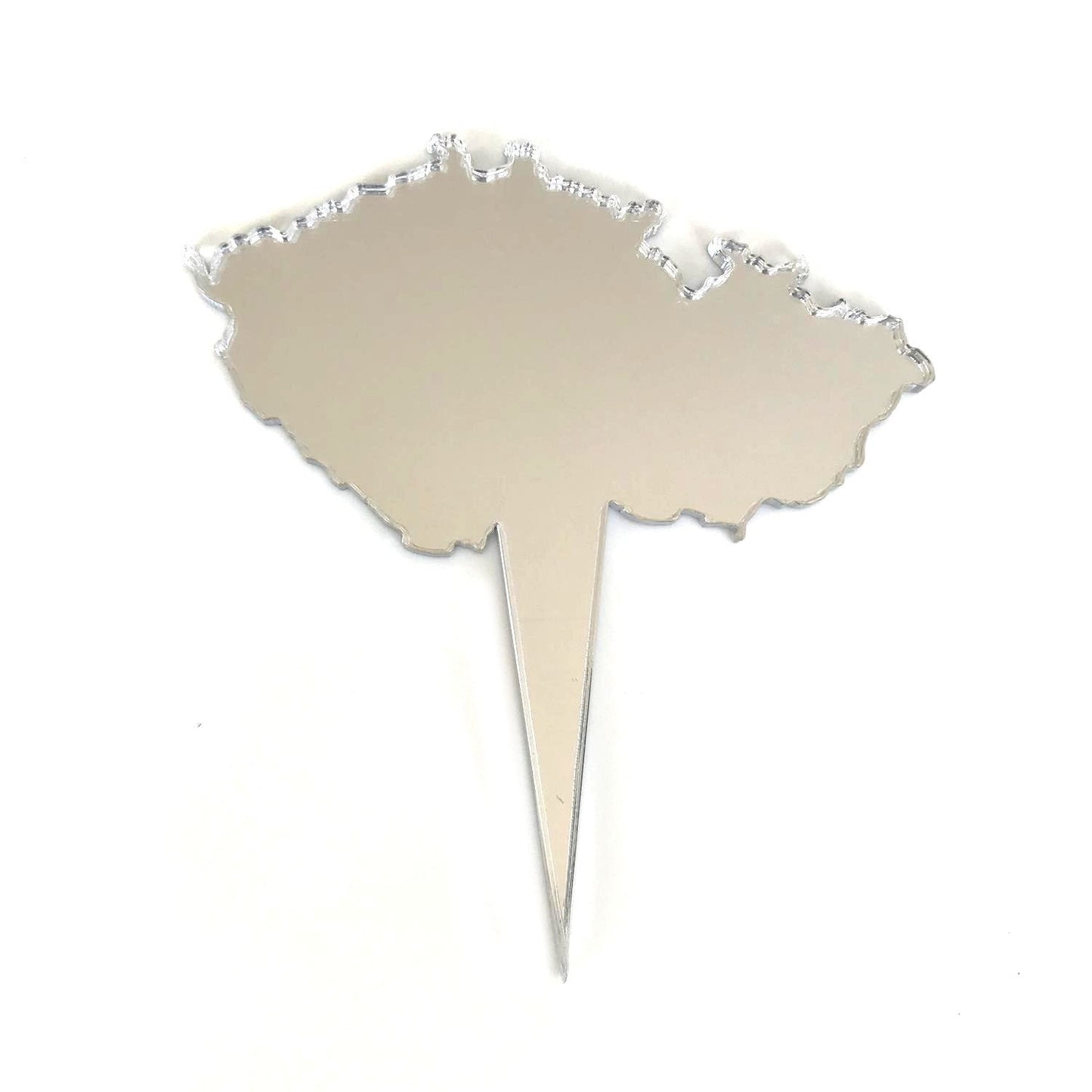 Czech Map Cake Toppers Recycled Cupcake Toppers