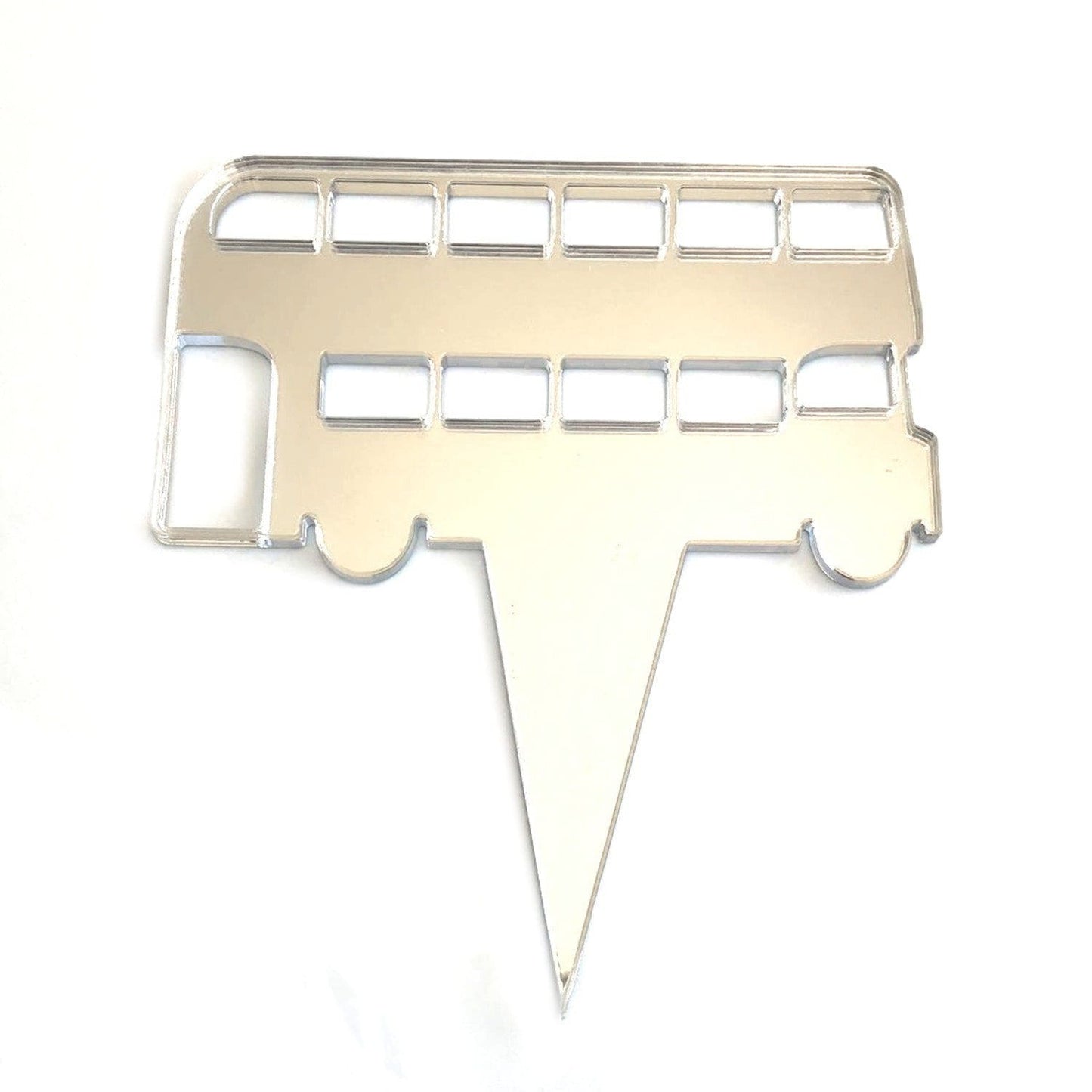 Double Decker London Bus Cake Topper, Custom Colors, personalisation