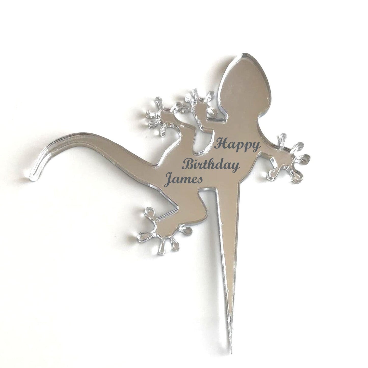 Gecko Cake Toppers Lizard Cupcake Decoration
