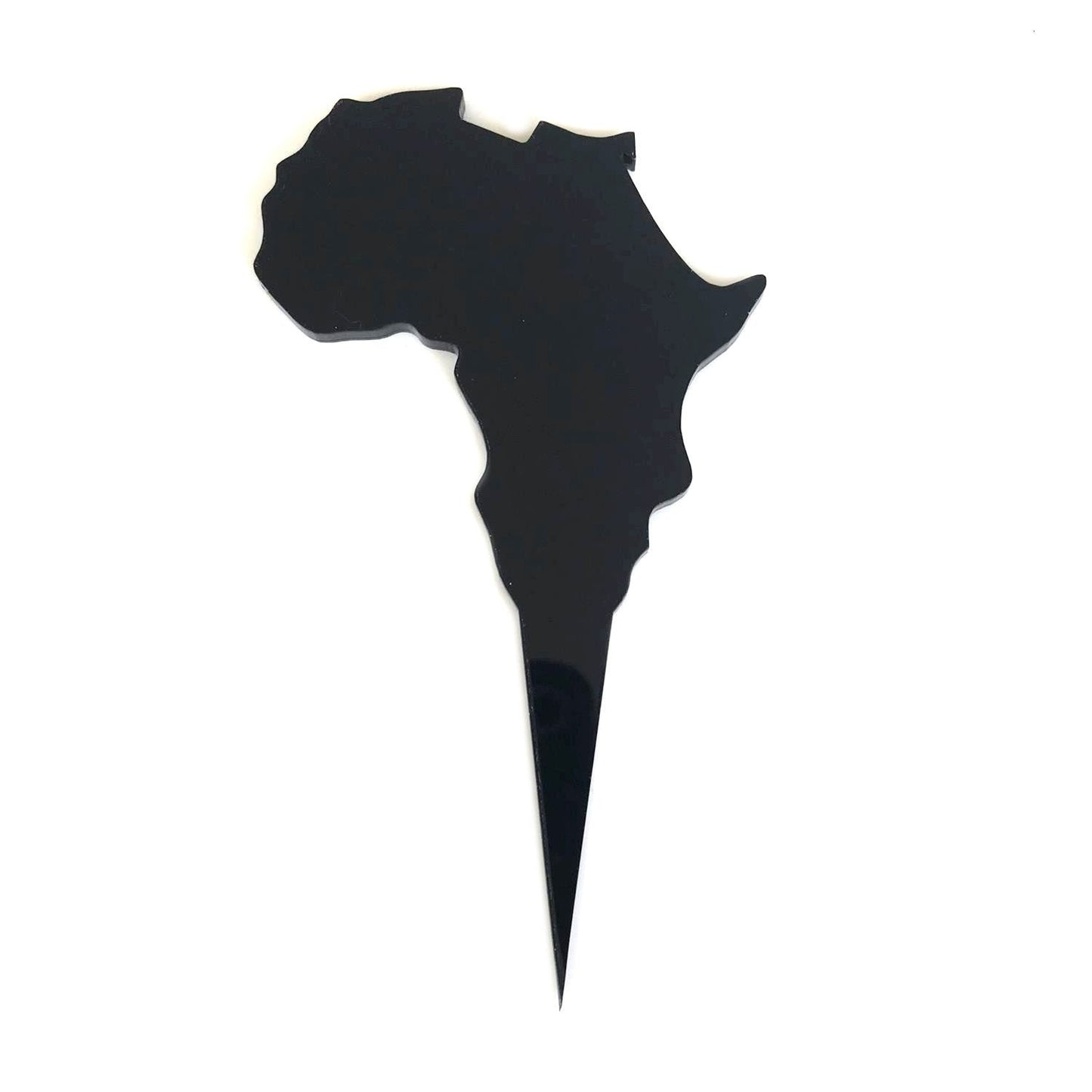 Africa Map Cake Toppers Cupcake Toppers, Custom Colors
