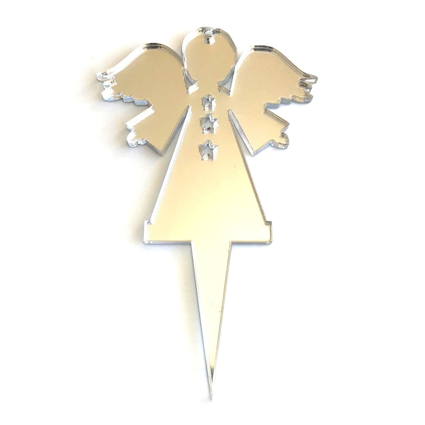 Angel Christmas Cake Toppers - Custom Colours, Sizes, Shapes, Engraving, Crafting Emblems