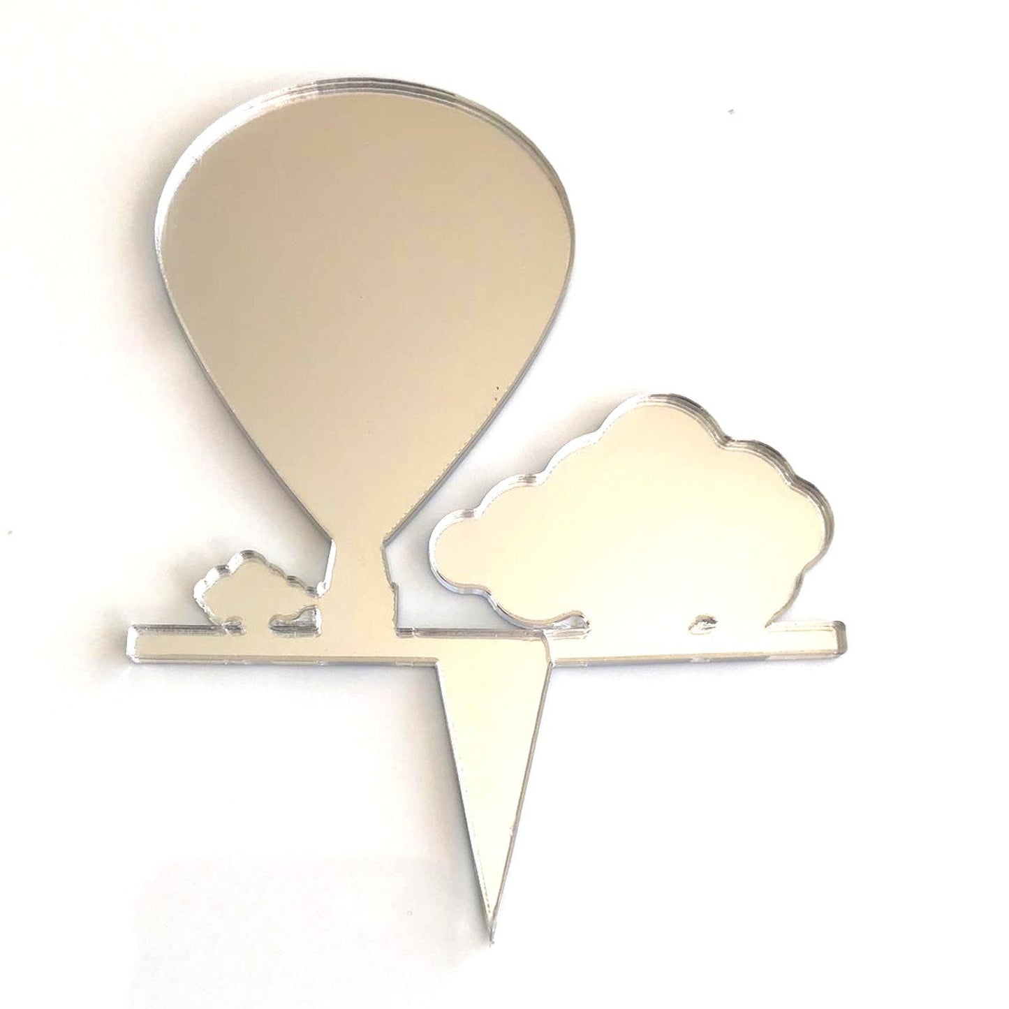 Hot Air Balloon Cake Toppers - Custom Colours, Bespoke Styles Made, Engraving Services