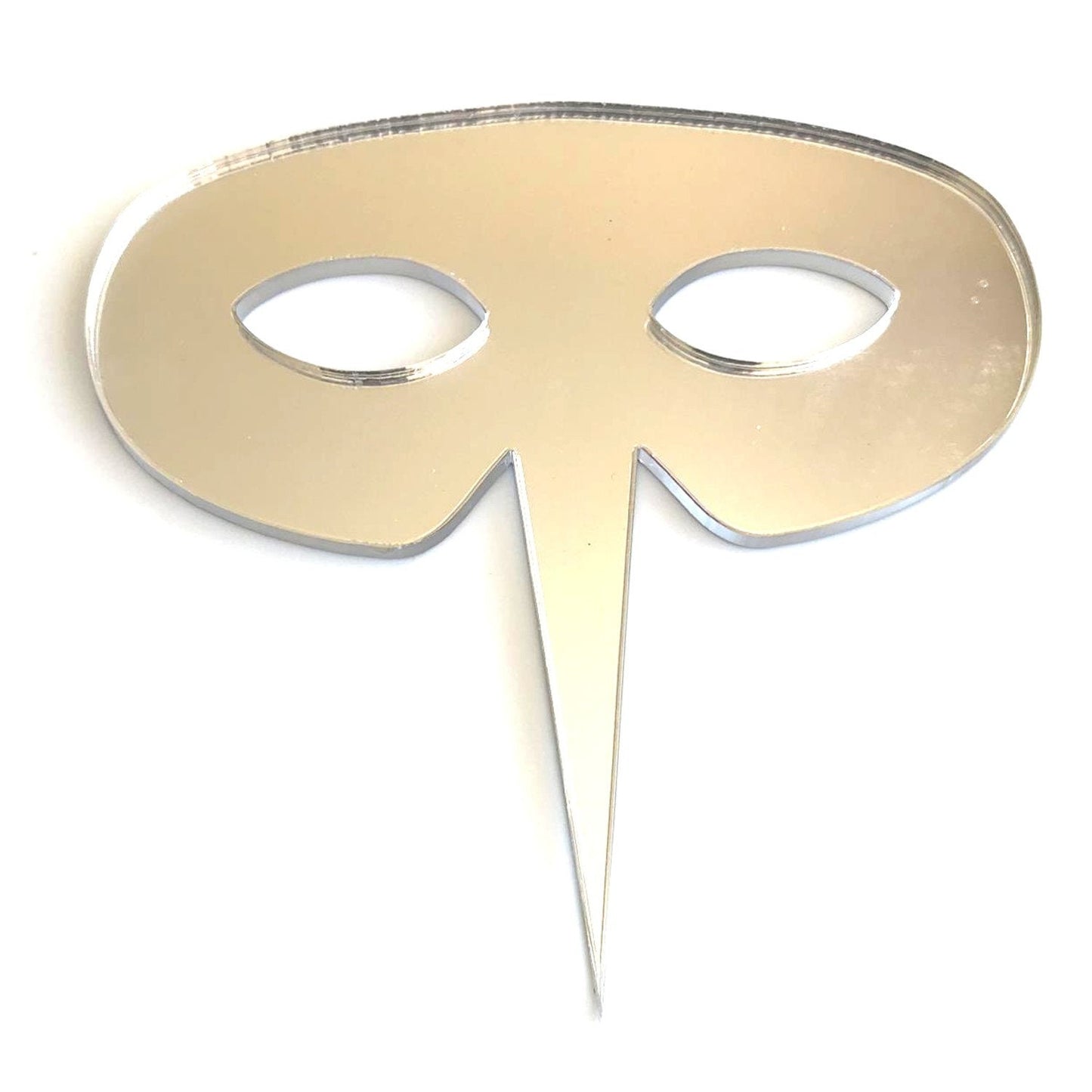 Theatre Eye Mask Cake Toppers Custom Color Cupcake Decorations