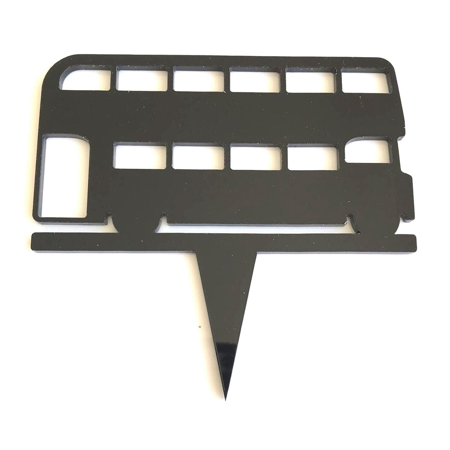 Double Decker London Bus Cake Topper, Custom Colors, personalisation