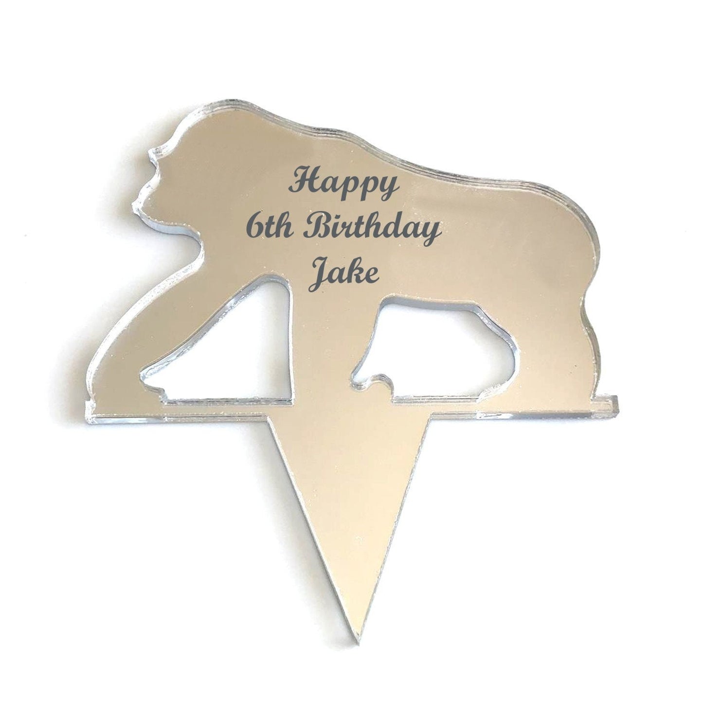 Gorilla Cake Toppers: Custom Cupcake Decorations