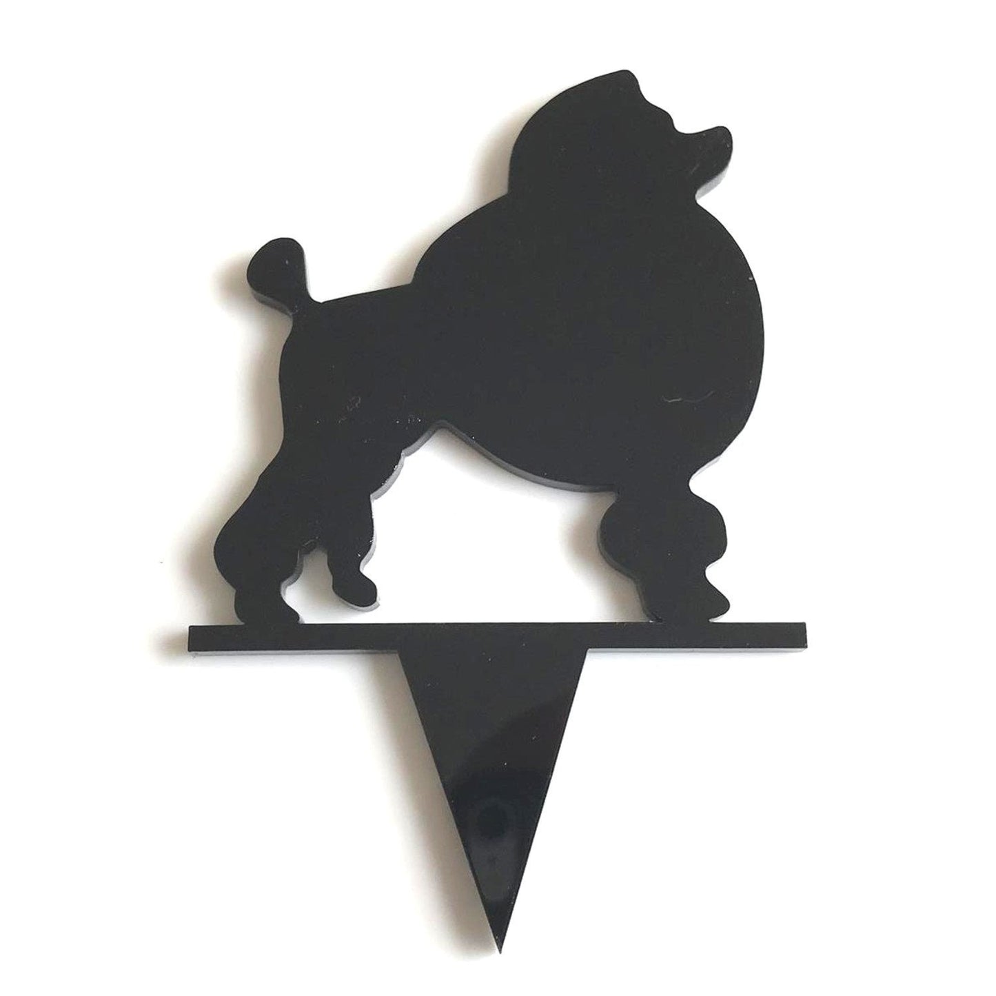 Colorful Poodle Dog Cupcake Toppers - Custom Designs - Eco-Friendly Materials - Made in the UK