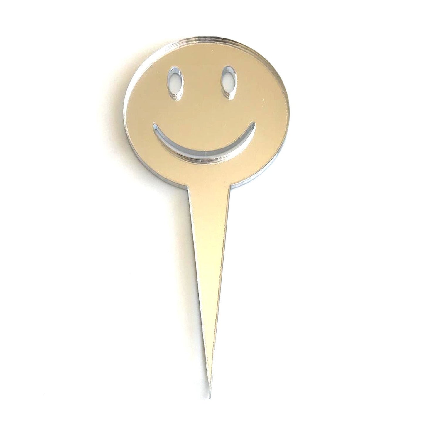 Smiley Face Cake Toppers Cupcake Decorations