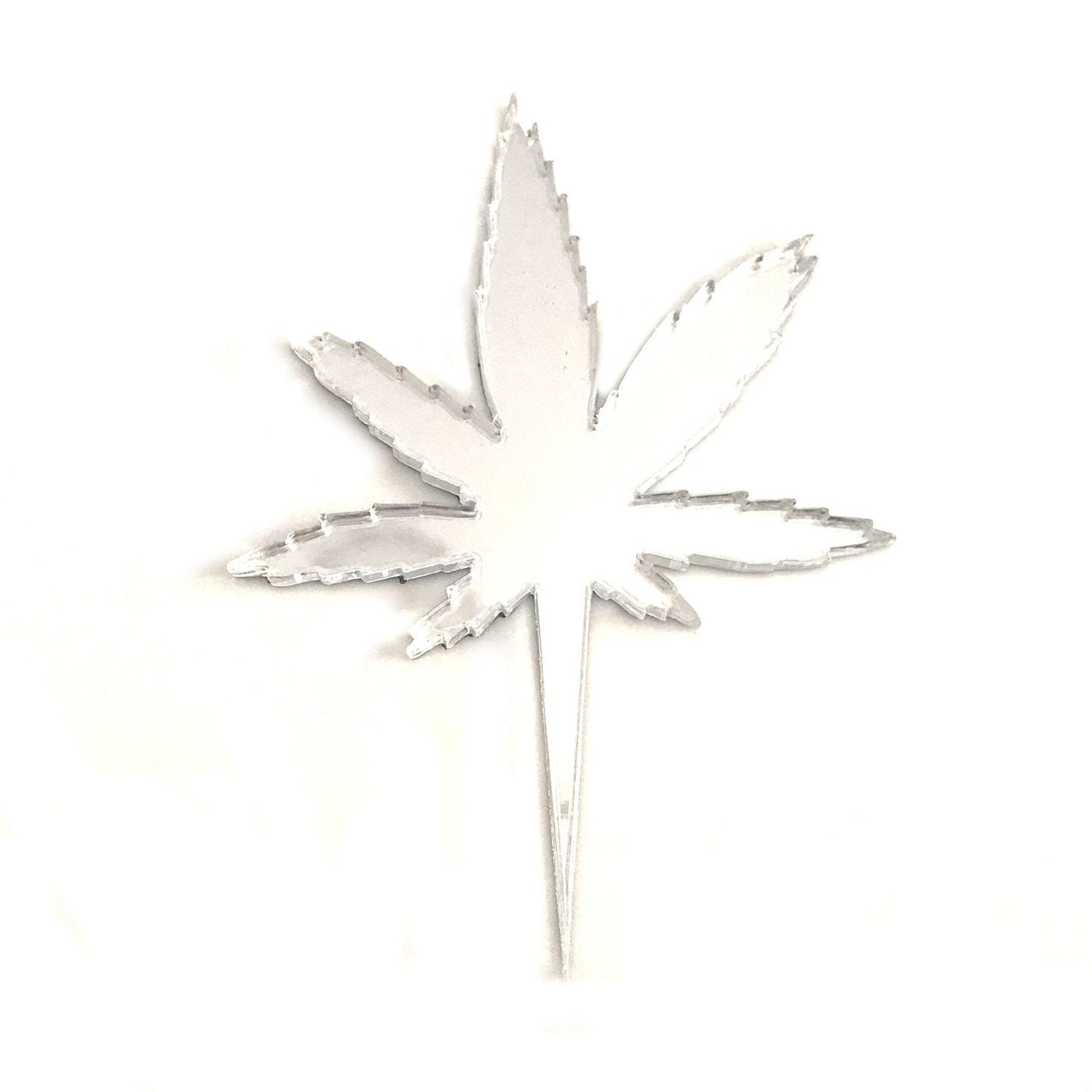 Hemp Leaf Cake Toppers: Custom Colors & Sizes