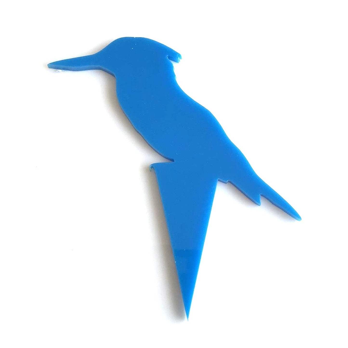 Kingfisher Cake Topper, Recycled Bird Cupcake Decoration, Eco-Friendly Wedding