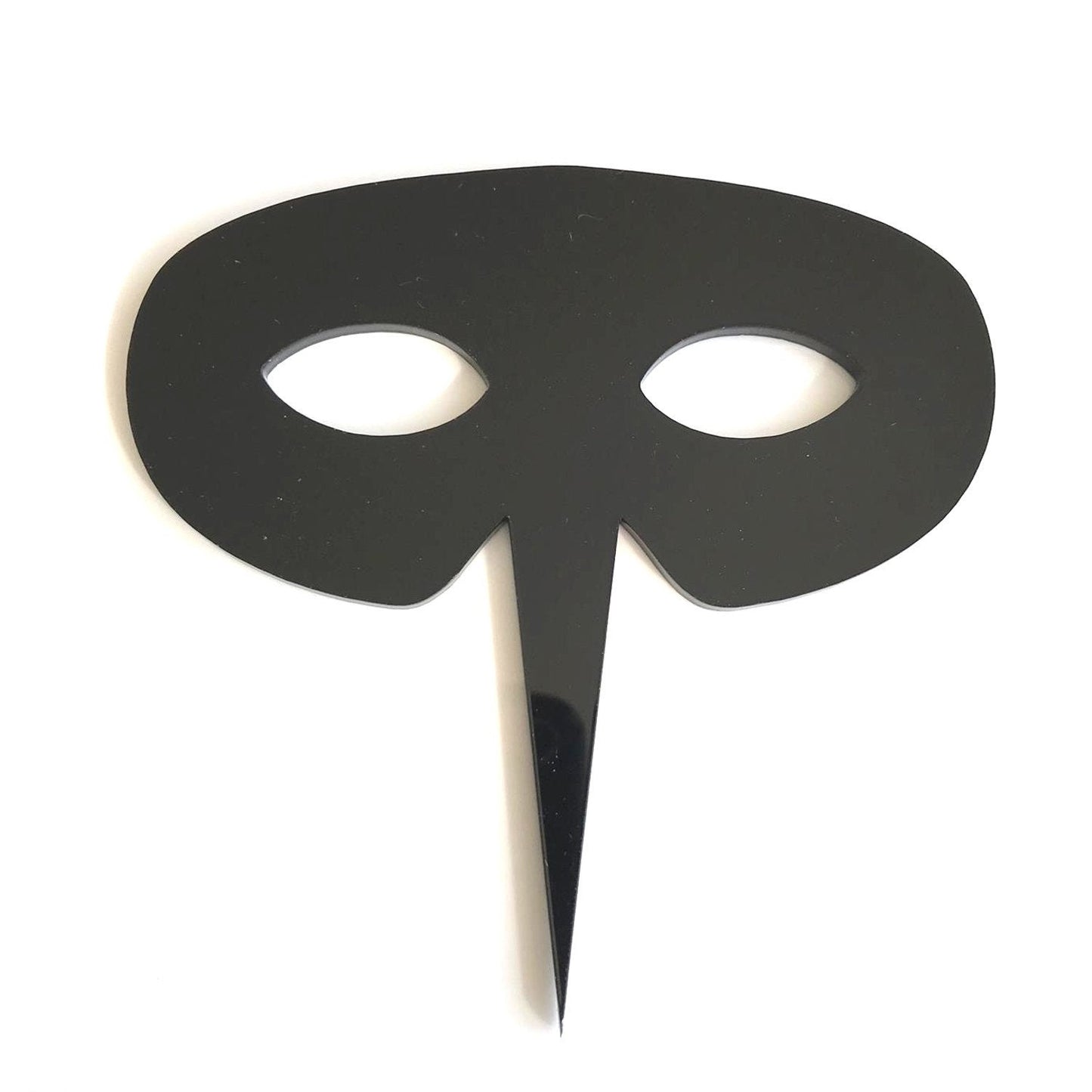 Theatre Eye Mask Cake Toppers Custom Color Cupcake Decorations