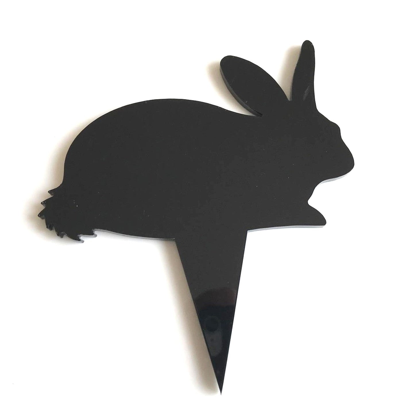 Rabbit Cake Toppers Recycled Acrylic, Custom Colors & Sizes