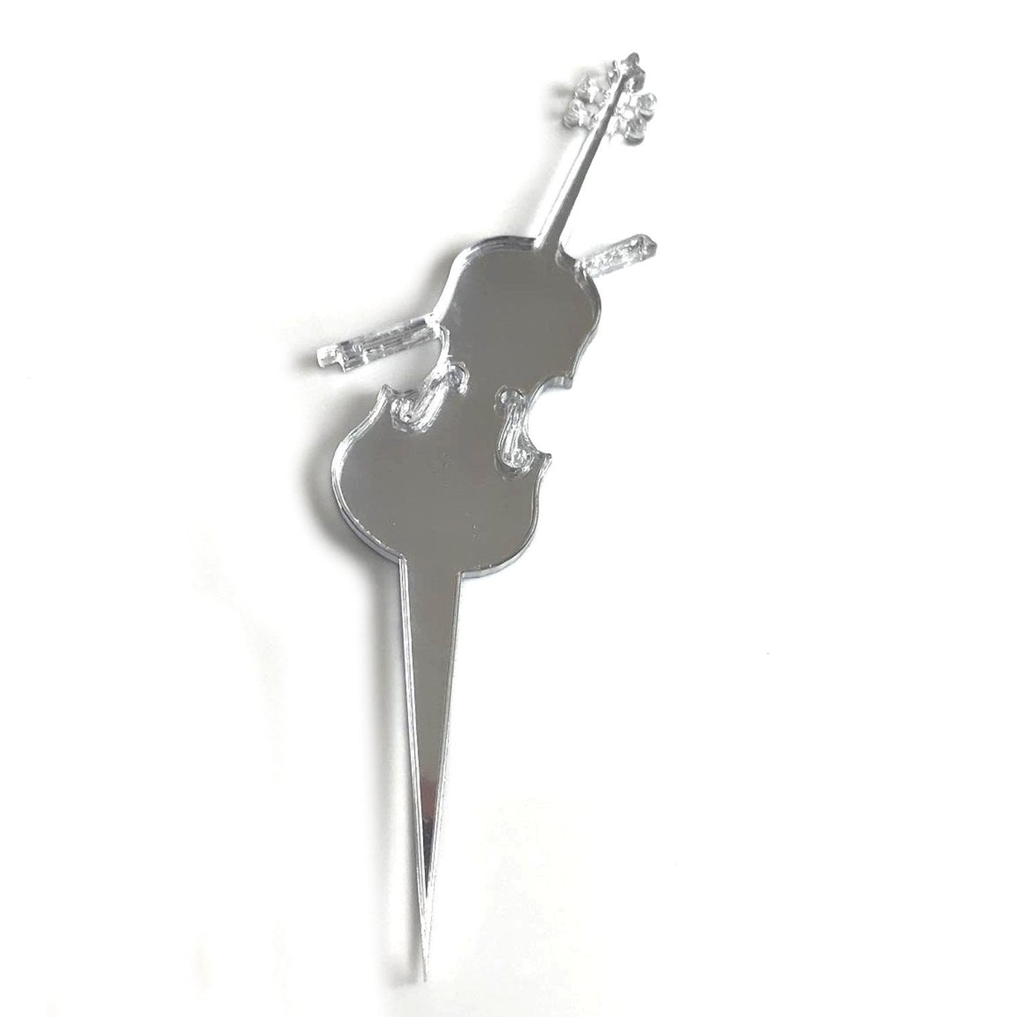 Violin Cake Toppers Music Theme, Custom Colors