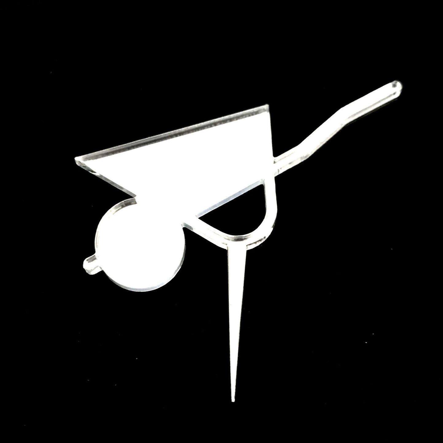 Wheelbarrow Cake Toppers: Custom Colors & Sizes