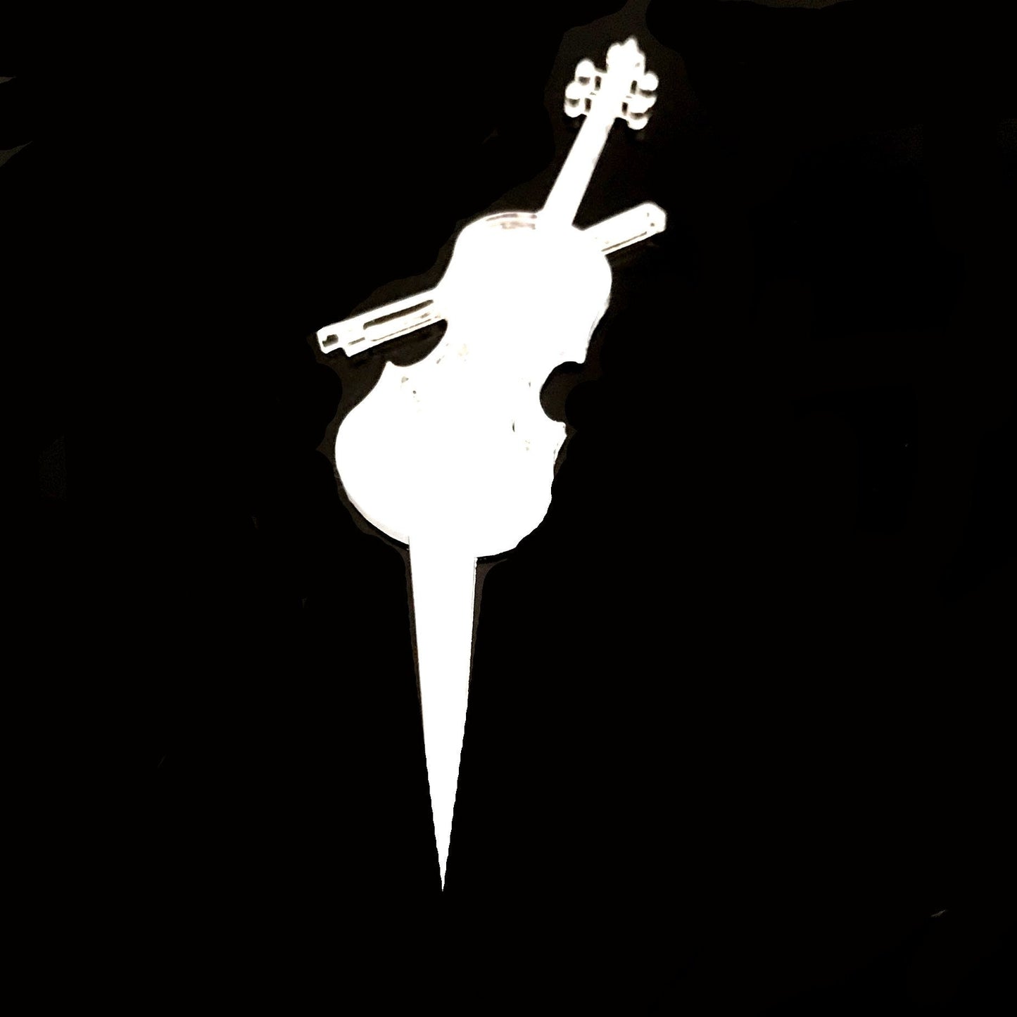 Violin Cake Toppers Music Theme, Custom Colors
