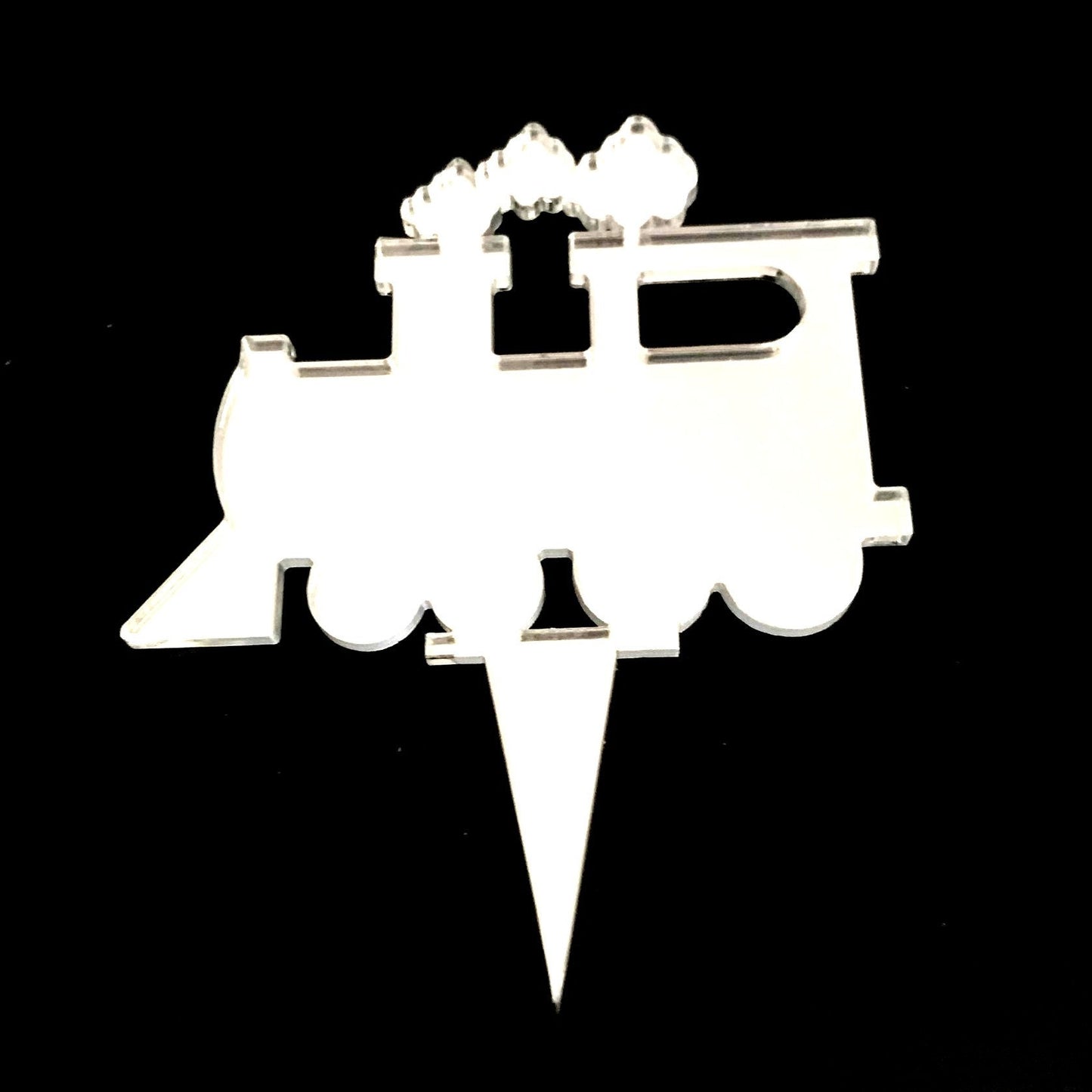Handcrafted Reusable Steam Train Cake Topper in Various Colors & Sizes, Eco-Friendly UK Made